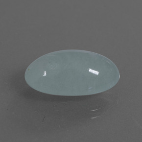 Água-marinha azul natural 9,92ct, corte oval, translúcido