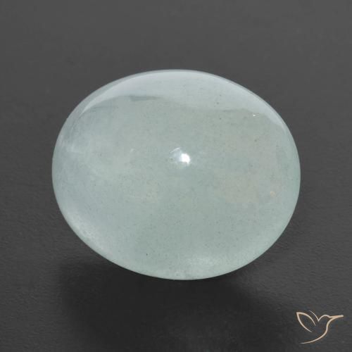 9.16ct Natural Verde pálido Água-marinha, oval, Translúcido