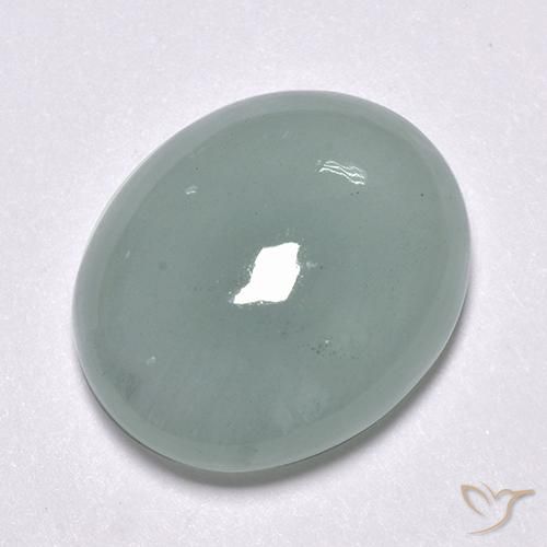 Água-marinha Azul claro Natural 9.60ct, oval, Translúcido