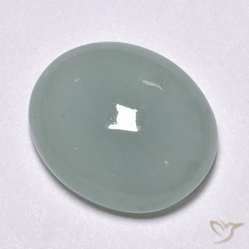 Água-marinha Azul claro Natural 9.60ct, oval, Translúcido