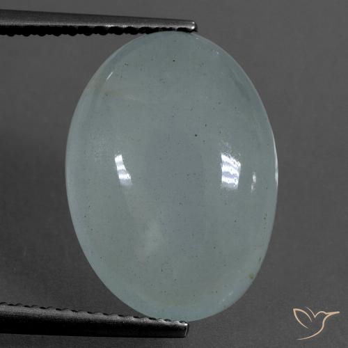 7.05ct Natural Azul claro Água-marinha, oval, Translúcido