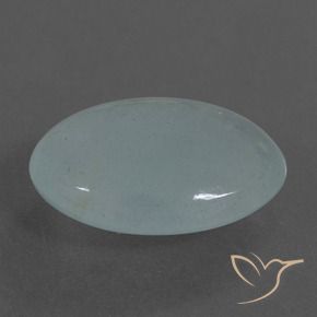 Água-marinha Azul claro Natural 7.05ct, oval, Translúcido