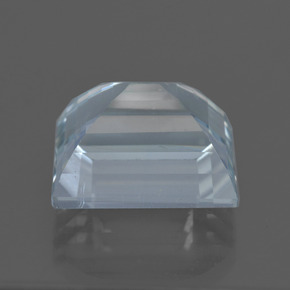 Água-marinha azul natural 9,72ct, baguete, VVS-VS