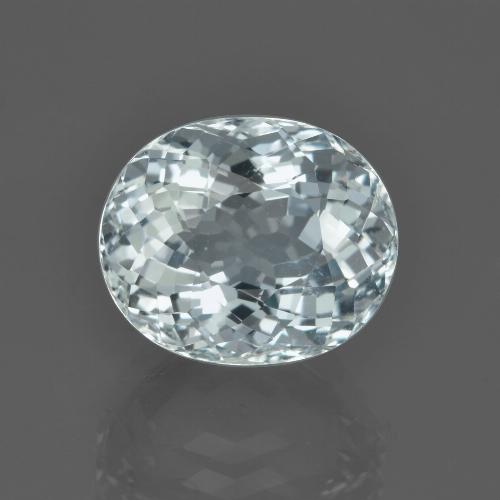 Água-marinha azul natural 5,27ct, corte oval, VVS