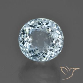Água-marinha Azul Aqua claro Natural 5.18ct, oval, VVS