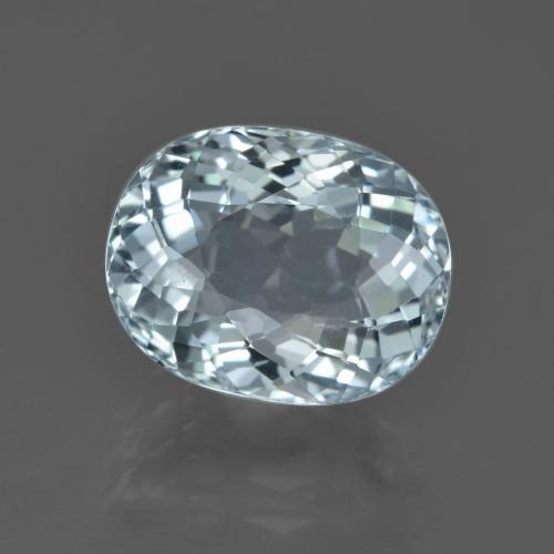 5.14ct Natural Azul Aqua claro Água-marinha, oval, VVS, Photo A