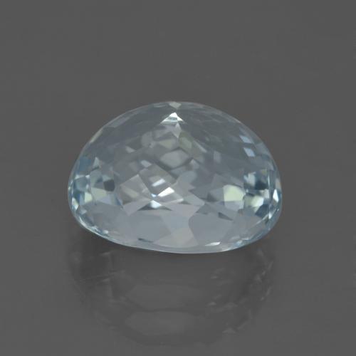 Água-marinha Azul Aqua claro Natural 5.14ct, oval, VVS