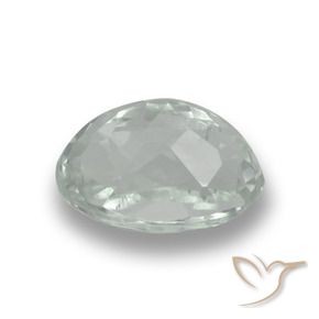água-marinha Branco Esverdeado Muito Claro Natural 2.13ct, Corte Oval, VS