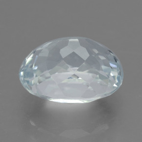 Água-marinha branco natural 2,88ct, corte oval, VVS-VS