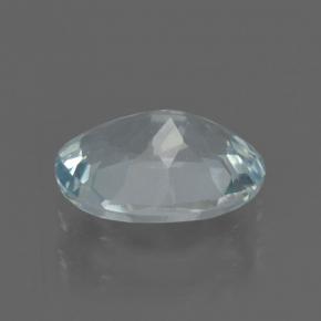 Água-marinha azul natural 0,85ct, corte oval, VS