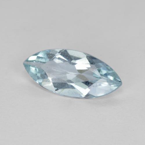 Água-marinha azul natural 1,13ct, marquise, VS-SI