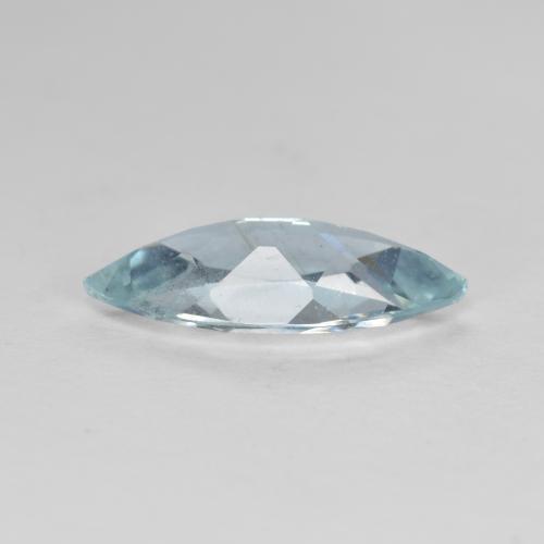 Água-marinha azul natural 1,13ct, marquise, VS-SI