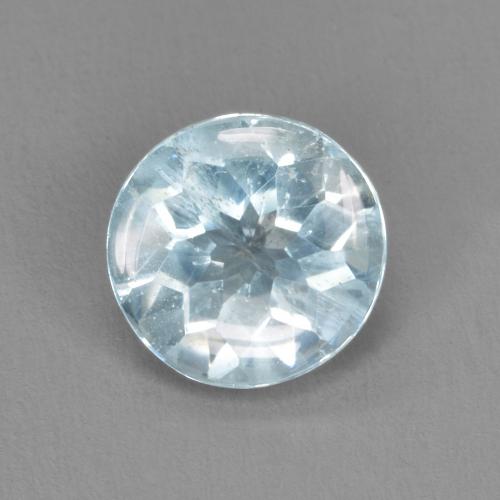 água-marinha Bebê azul Natural 1.46ct, Corte Redondo, VS-SI