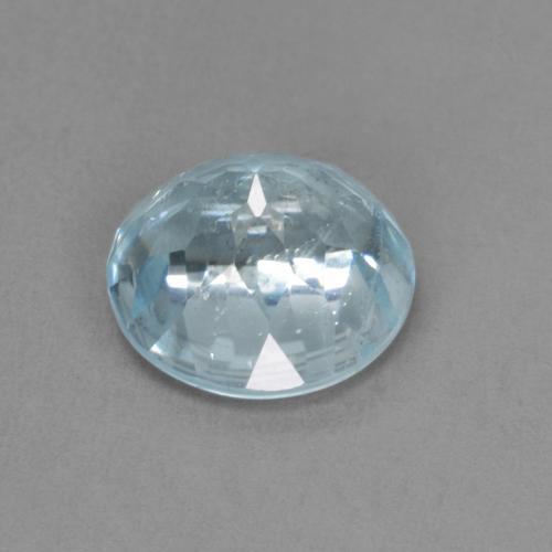 água-marinha Bebê azul Natural 1.46ct, Corte Redondo, VS-SI