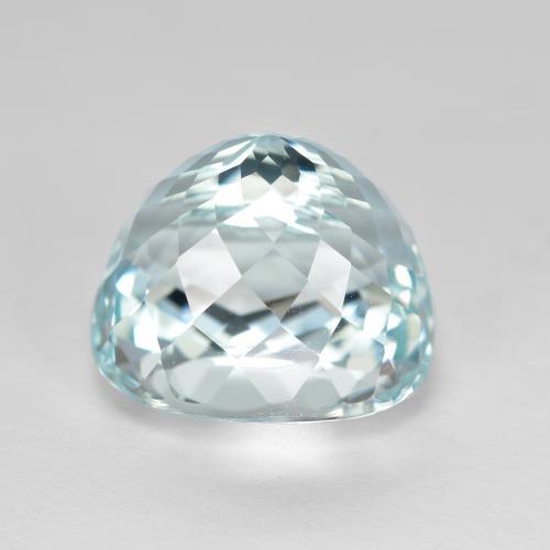 Água-marinha azul natural 6,63ct, corte oval, VVS