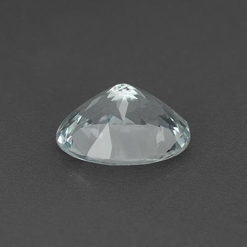 Água-marinha branco natural 2,06ct, corte oval, VVS