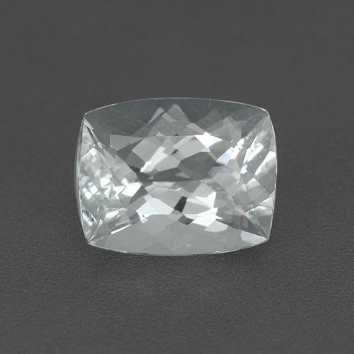 água-marinha Branco azulado Natural 2.38ct, Almofada cortada, VVS-VS