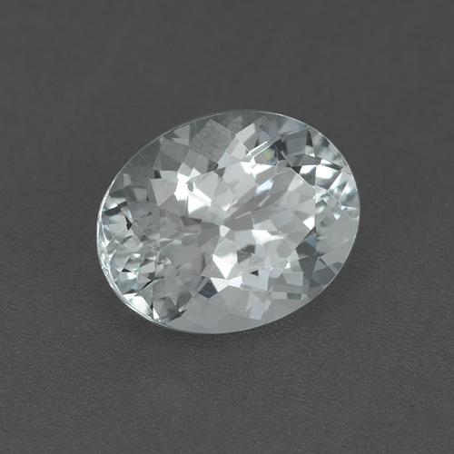 Água-marinha azul natural 2,83ct, corte oval, VVS