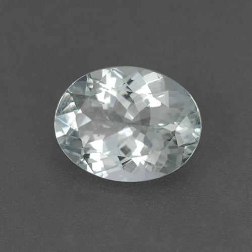 água-marinha Branco azulado Natural 2.28ct, Corte Oval, VVS