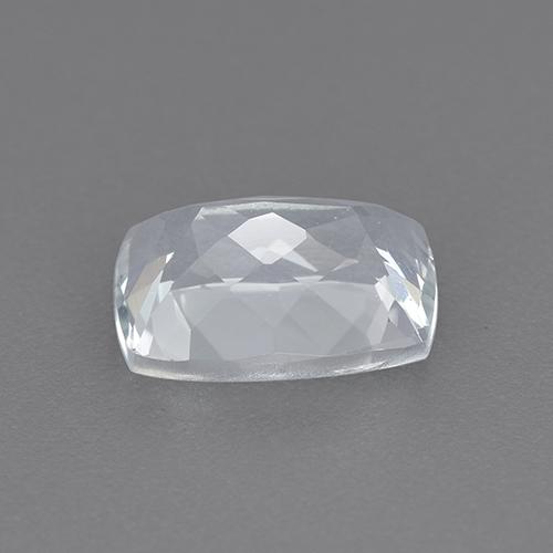 água-marinha Branco azulado Natural 1.45ct, Almofada cortada, VVS-VS