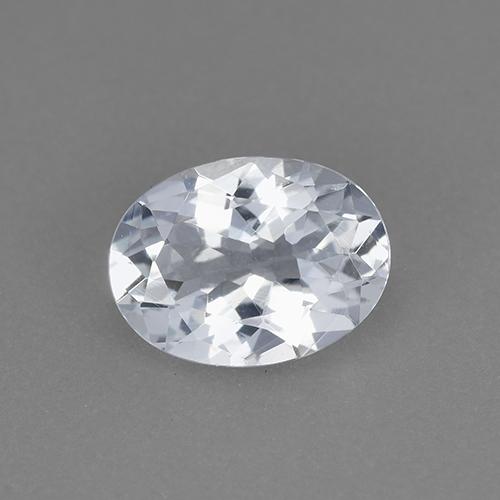 água-marinha Branco azulado Natural 1.05ct, Corte Oval, VVS