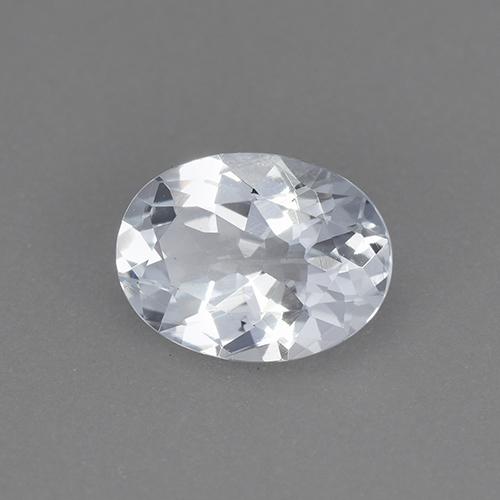 água-marinha Branco azulado Natural 1.05ct, Corte Oval, VVS