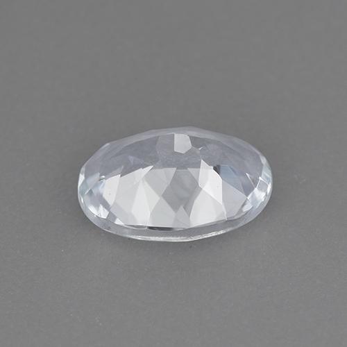 água-marinha Branco azulado Natural 1.05ct, Corte Oval, VVS