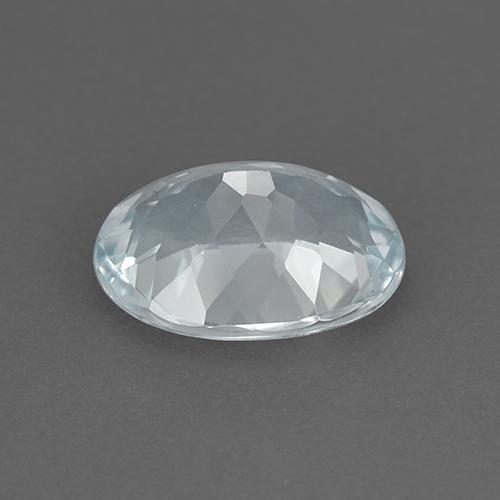 Água-marinha azul natural 1,93ct, corte oval, VVS-VS