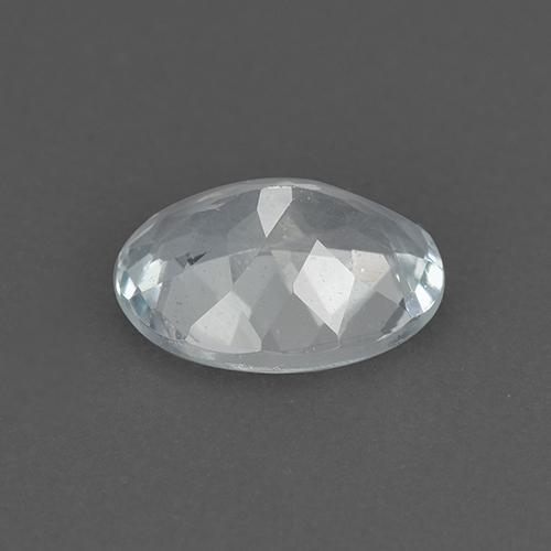 água-marinha Azul claro Natural 1.02ct, Corte Oval, VVS-VS