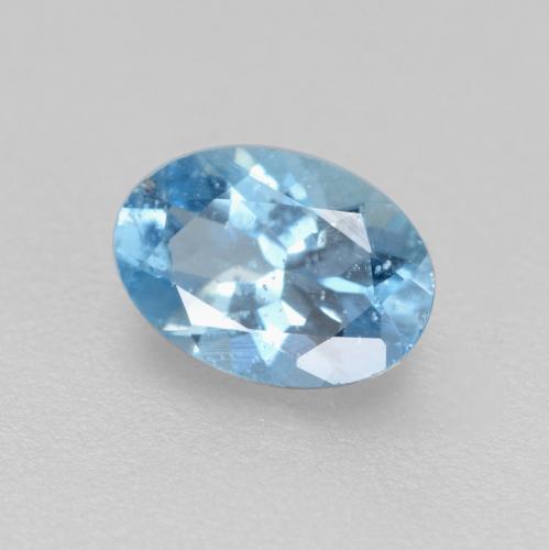 água-marinha Azul Maya Profundo Natural 0.39ct, Corte Oval, VS-SI