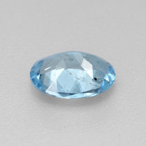 água-marinha Azul Natural 0.56ct, Corte Oval, VS-SI