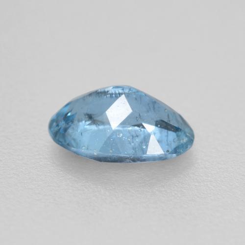 Água-marinha azul natural 0,44ct, corte oval, VS-SI