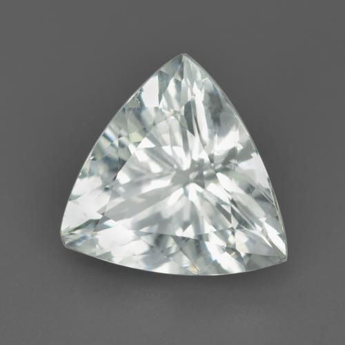 Água-marinha branco natural 3,00ct, trillion, VVS-VS