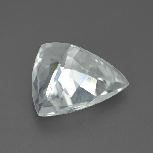 Água-marinha branco natural 3,00ct, trillion, VVS-VS