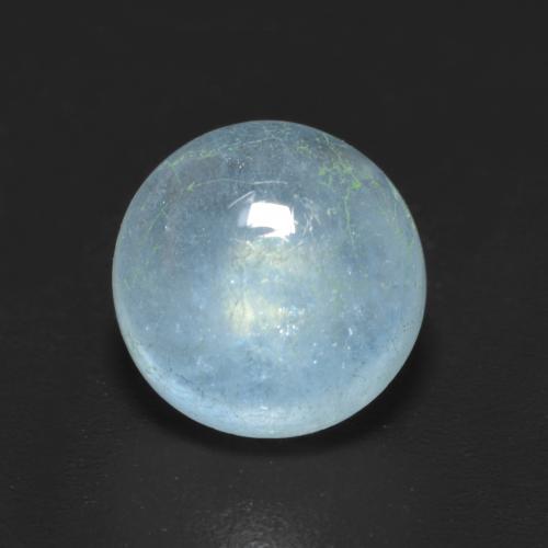 água-marinha Azul claro Natural 2.29ct, Corte Redondo, Transparente