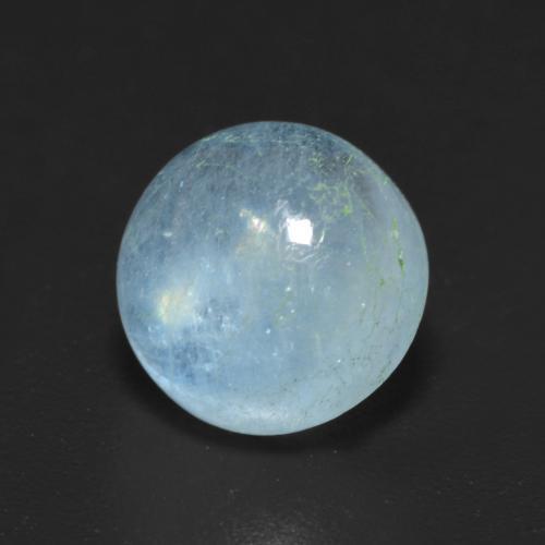 água-marinha Azul claro Natural 2.29ct, Corte Redondo, Transparente