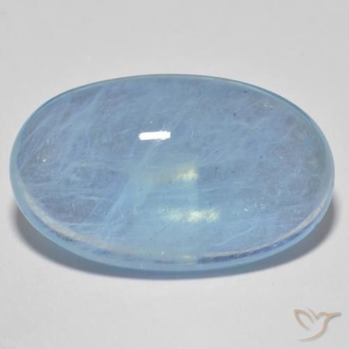 21.62ct Natural Azul Água-marinha, oval, Transparente, Photo A