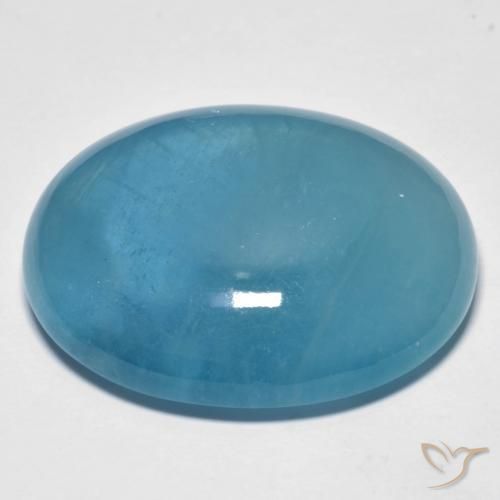Água-marinha Aqua Blue Natural 42.60ct, oval, Transparente