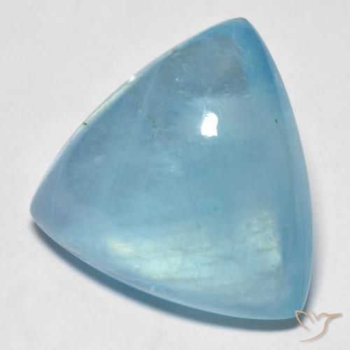 Água-marinha Aqua Blue Natural 27.44ct, Trilhão, Transparente