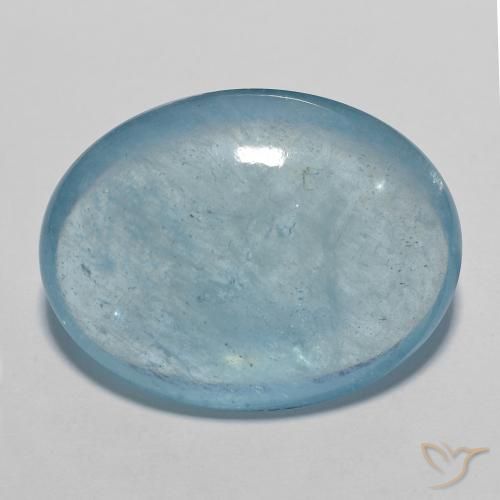 água-marinha Céu azul Natural 20.10ct, Corte Oval, Transparente