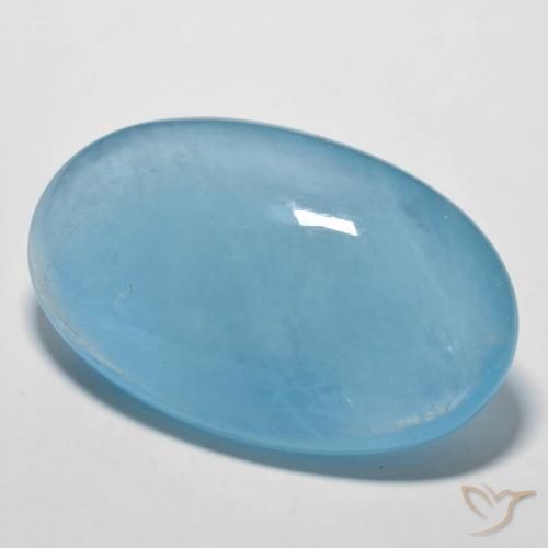 Água-marinha Azul Yale Natural 75.34ct, oval, Transparente