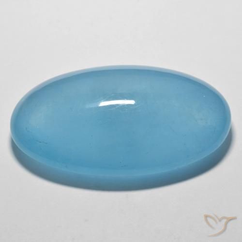 Água-marinha Azul Yale Natural 75.34ct, oval, Transparente