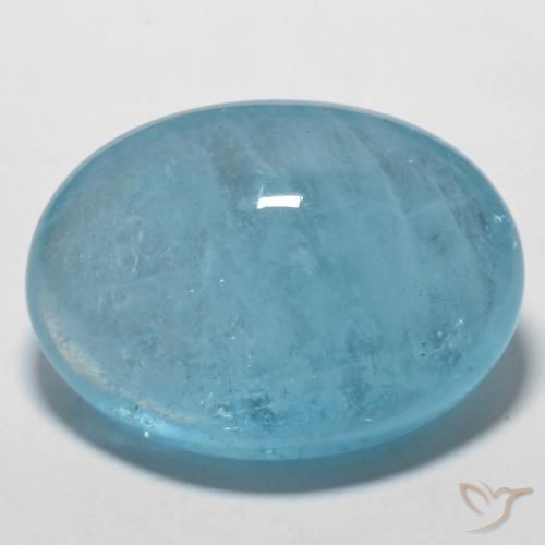 56.63ct Natural Azul Yale Água-marinha, oval, Transparente