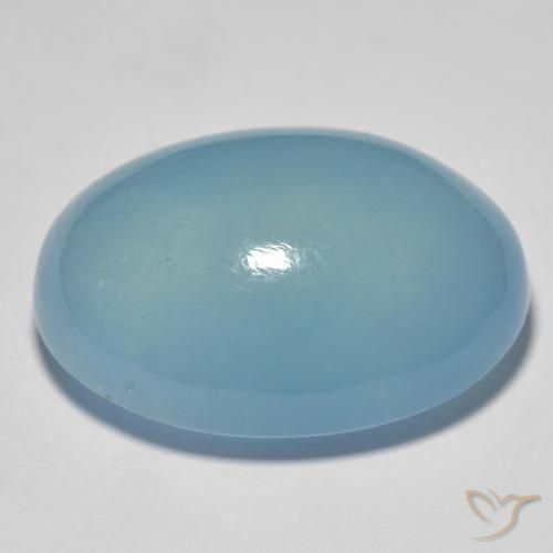 Água-marinha Teal Claro Natural 27.91ct, oval, Translúcido