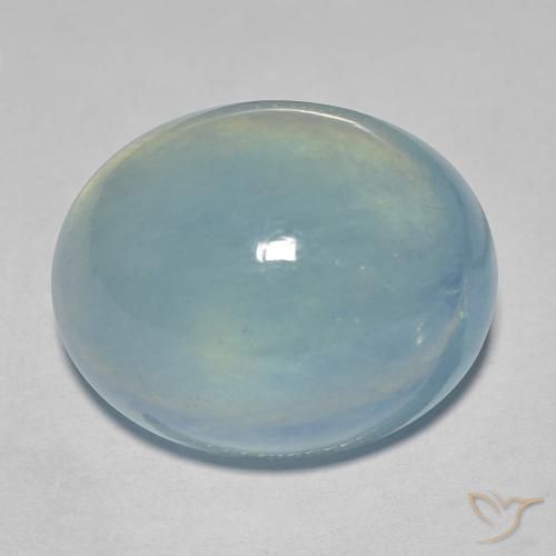 23.48ct Natural Bebê azul Água-marinha, oval, Transparente