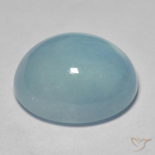 Água-marinha Bebê azul Natural 23.48ct, oval, Transparente