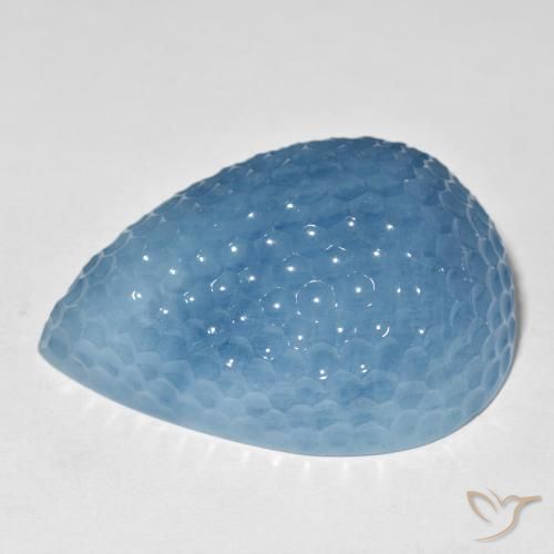 Água-marinha Azul Maia Natural 115.20ct, Formato de pêra, Translúcido