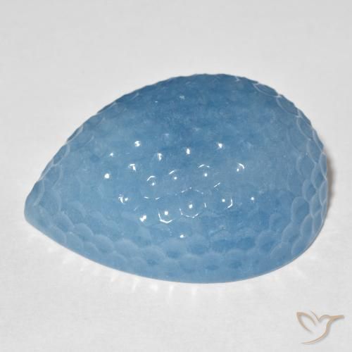 Água-marinha Azul Suíço Natural 70.51ct, Formato de pêra, Translúcido