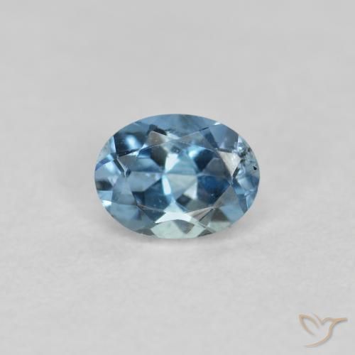 0.17ct Natural Azul Água-marinha, oval, VS