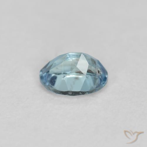 Água-marinha Azul Natural 0.17ct, oval, VS